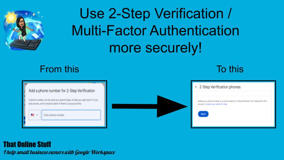 Multi Factor authentication